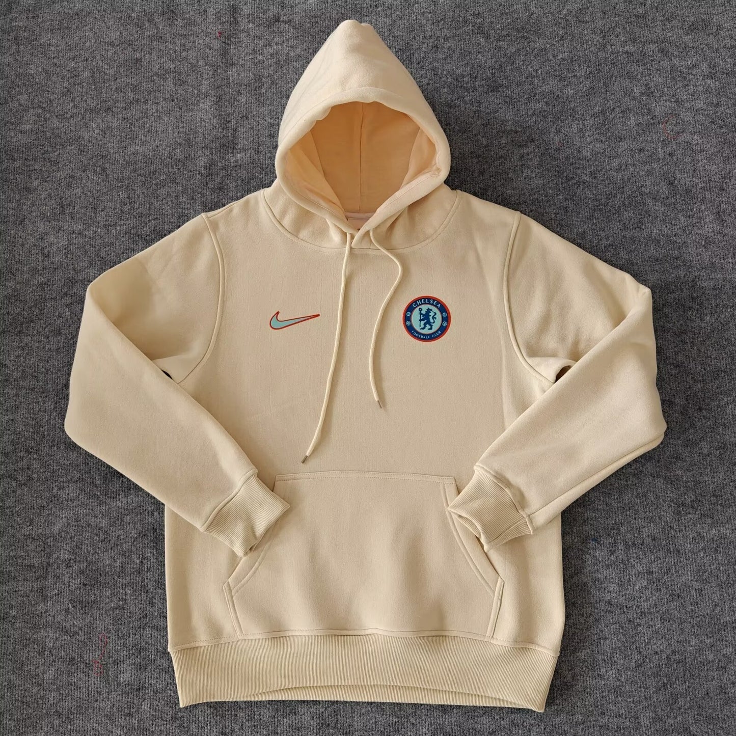 Nike x Chelsea FC Home Fleece Lined Hoodie – Official Football Fan Pullover Sweatshirt – Men’s Casual Wear – Sizes S-3XL – Black, White, Grey, Beige, Navy & Red