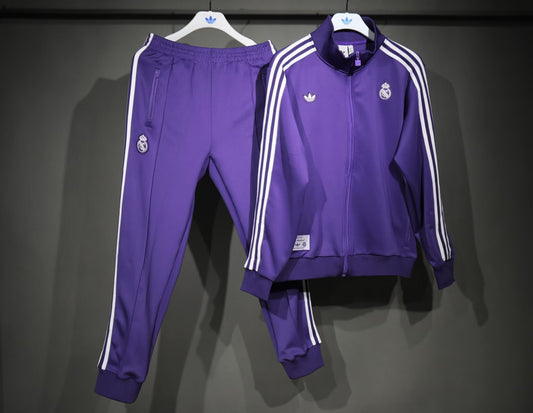 25/26 Real Madrid Adidas Originals Retro Jacket Set (S–XXL)