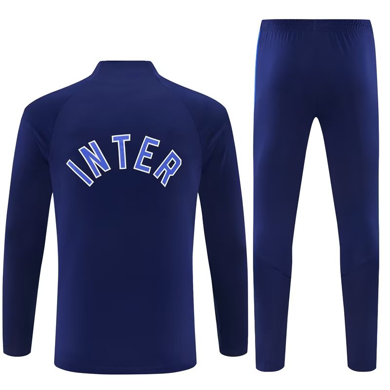 2026/27 Inter Milan Royal Blue Half Pull Training Suit back