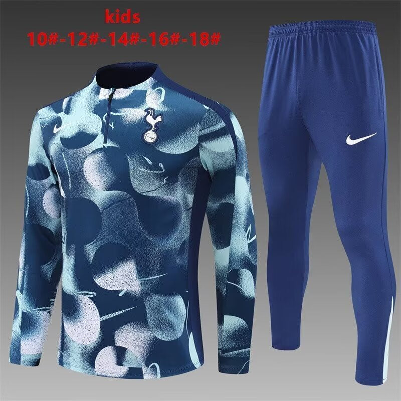 Tottenham Hotspur Kids Training Suit – Blue Pattern