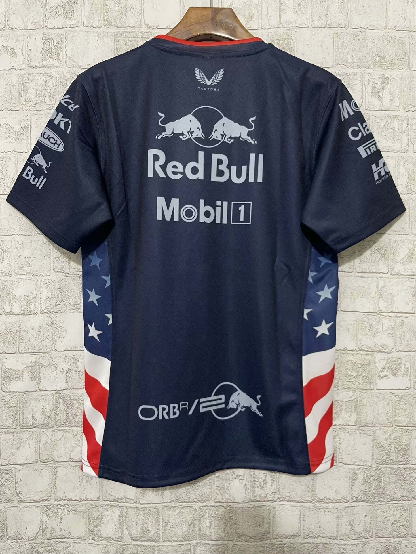 Red Bull Racing F1 2024 Team T-Shirt – Round Neck USA Edition (S–5XL, Unisex)
