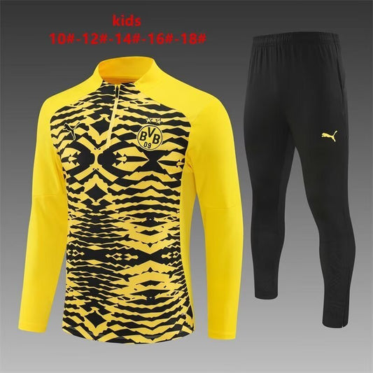 Borussia Dortmund Kids Training Suit – Yellow & Black