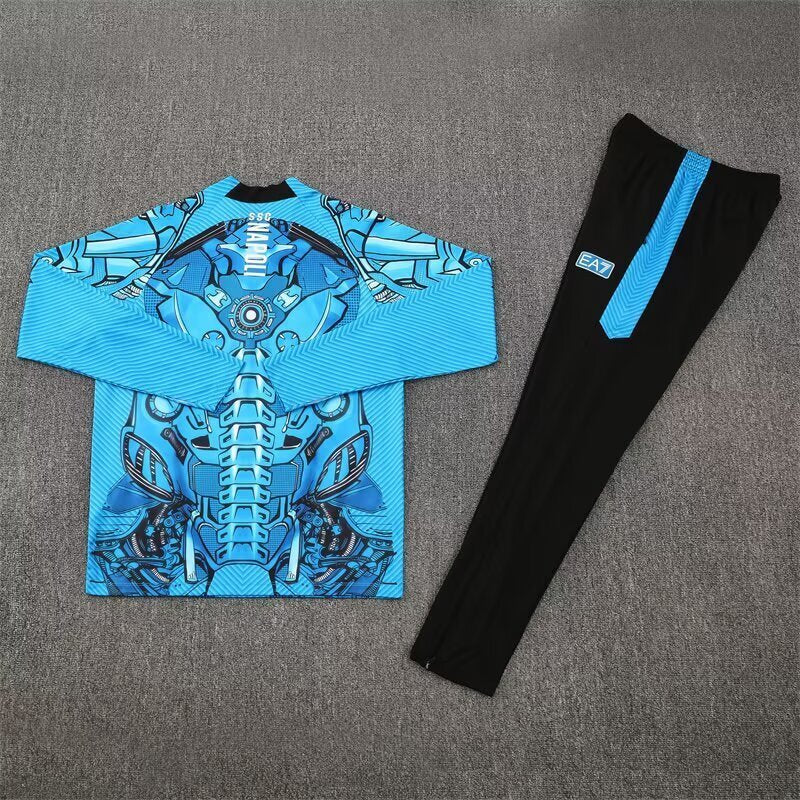 Napoli 25/26 Light Blue Half-Zip Training Uniform