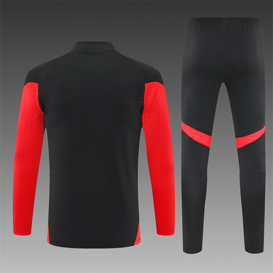 2025/26 Bayern Black Half Pull Training Suit (Adults&Kids)