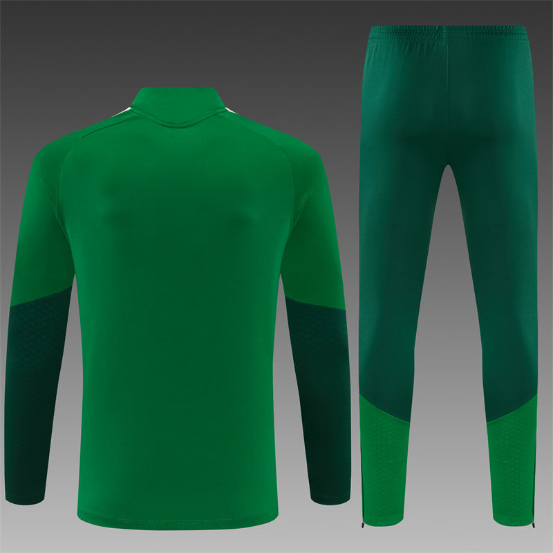 2026/27 Algeria Green Half Pull Training Suit