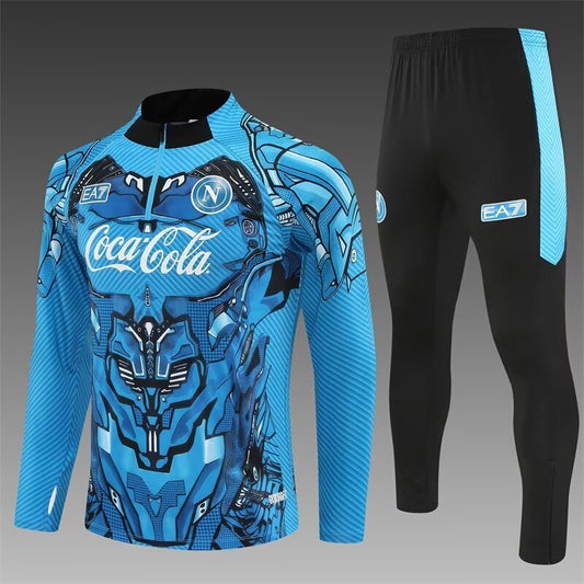 Napoli 25/26 Light Blue Half-Zip Training Uniform