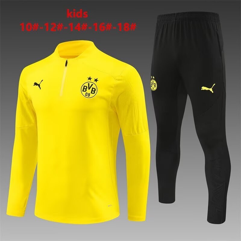 Borussia Dortmund Kids Training Suit – Yellow & Black