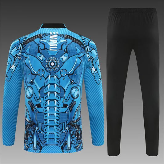 Napoli 25/26 Light Blue Half-Zip Training Uniform