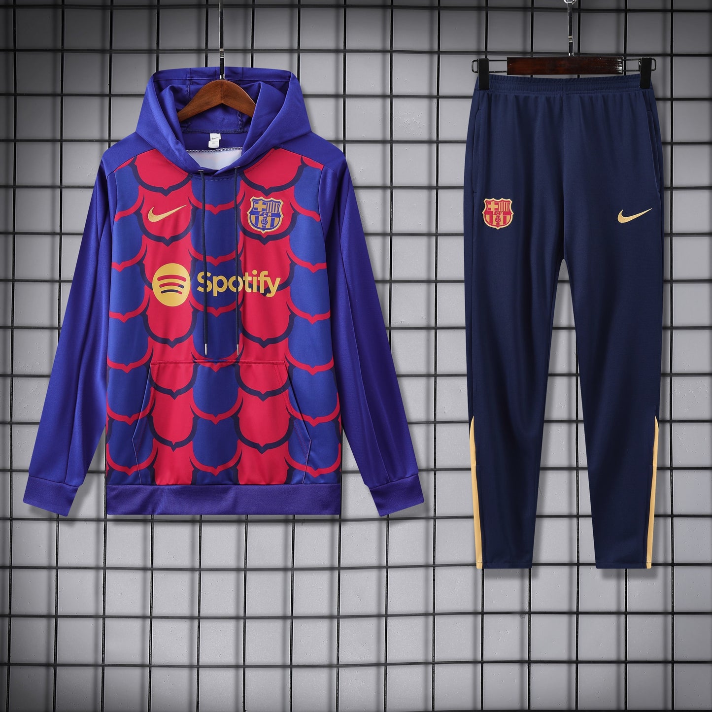 Barcelona hoodie training uniform S-XXL