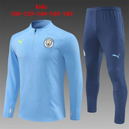 Manchester City Kids Training Suit – Sky Blue & Navy