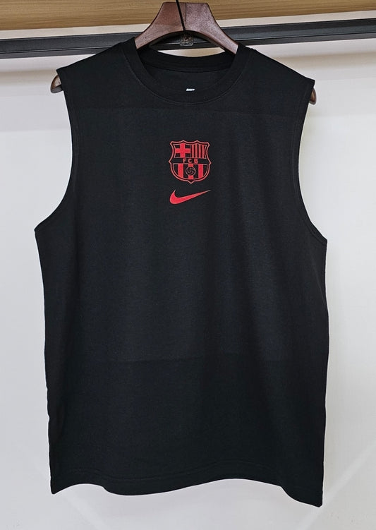 25/26 Barcelona pure cotton football vest T-shirt (S-3XL)