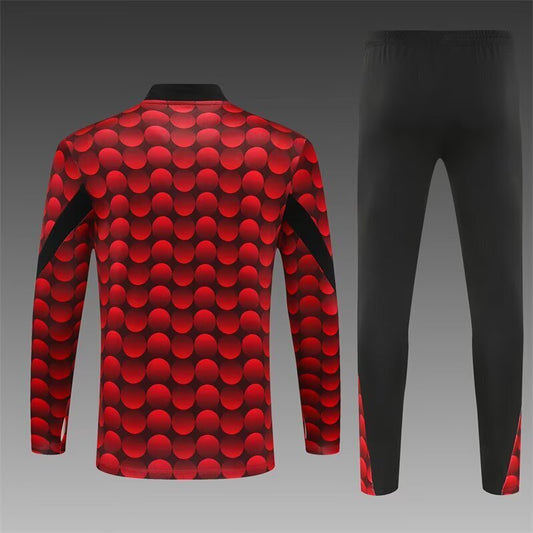 Feyenoord Red Black Half Pull Training Suit S-XXL