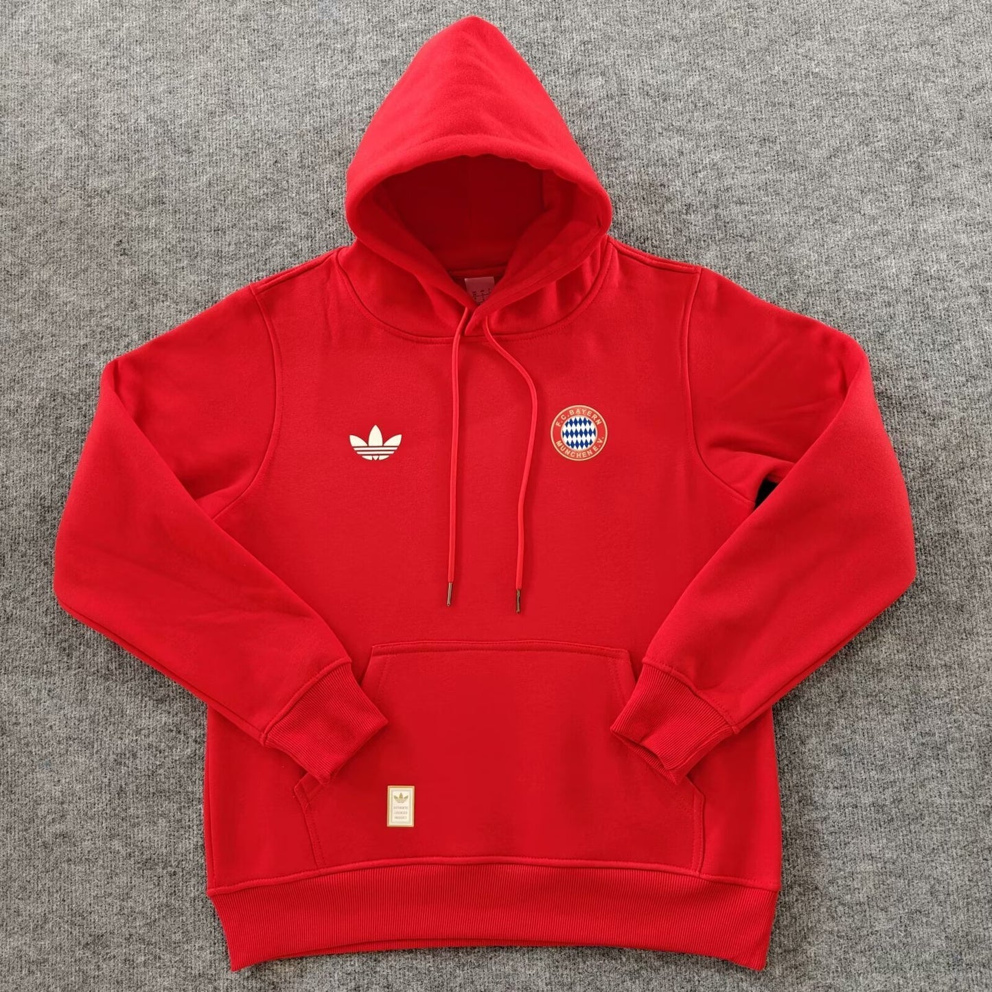 Adidas x FC Bayern Munich Hoodie – Official Football Fan Sweatshirt with Trefoil Logo – Men’s Casual Pullover – Available in Red, Black, White, Grey, Beige & Navy