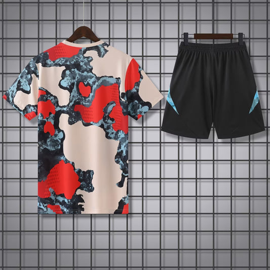 Bayern Munich 25/26 Training Suit – Red & Blue Abstract Design