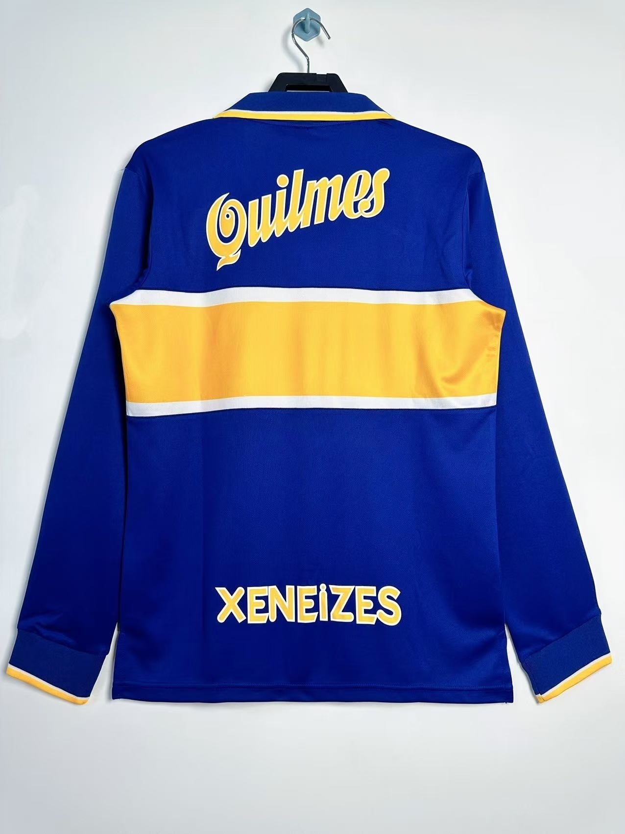 Retro 1996/97 Boca Juniors Home Long-Sleeved Shirt