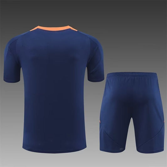 Kids Manchester United Training Set – Navy/Orange