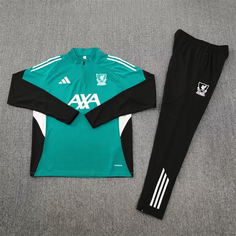 Liverpool 25/26 Training Tracksuit – Green & Black