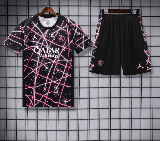 Paris Saint-Germain 25/26 Training Suit – Black & Neon Pink