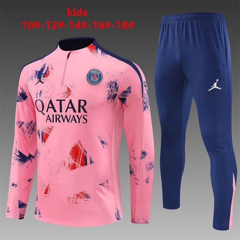 Paris Saint-Germain Kids Training Suit – Pink Edition