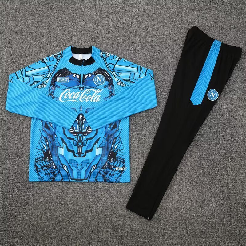 Napoli 25/26 Light Blue Half-Zip Training Uniform