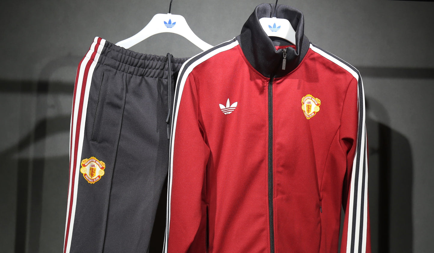 Manchester United adidas Originals Retro Slimming Jacket+Retro Pants S-XXL