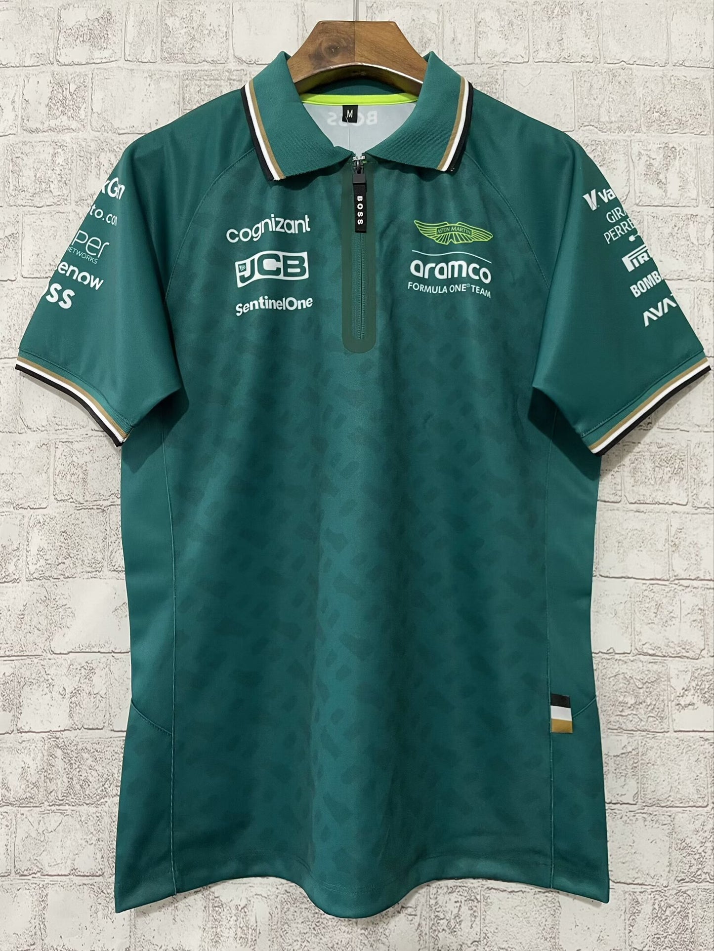 Aston Martin Aramco F1 2024 Team Polo Shirt – No Number (S–5XL)