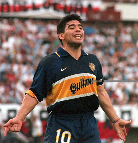 Retro 1996/97 Boca Juniors Home Long-Sleeved Shirt