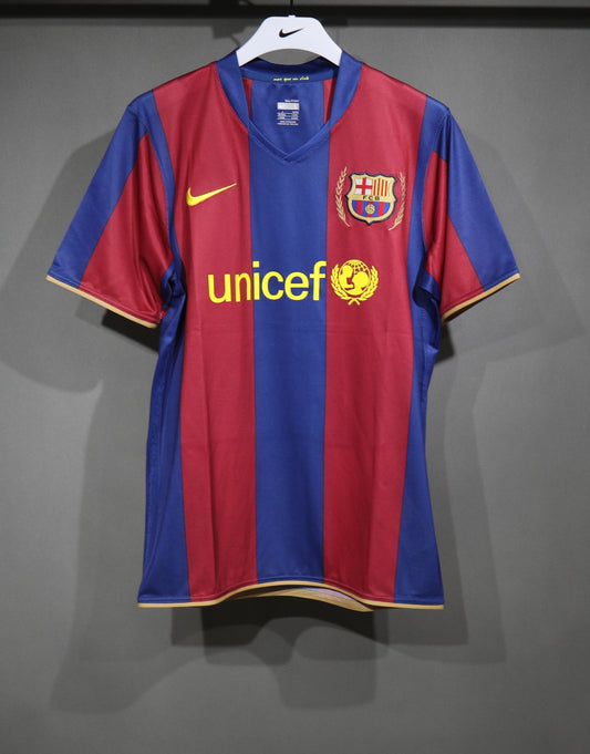 Retro 2007/08 FC Barcelona Home Jersey – Player Edition
