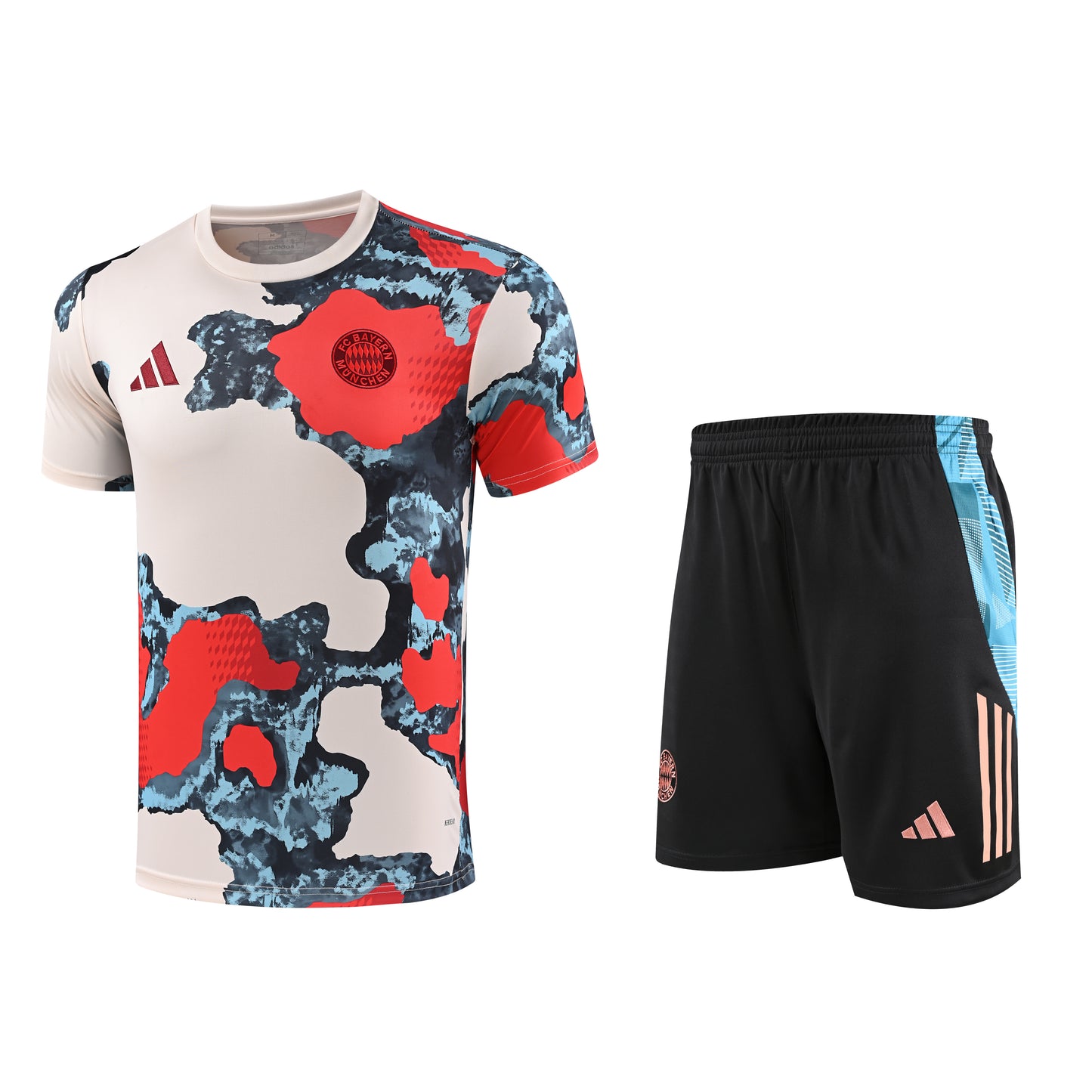 Bayern Munich 25/26 Training Suit – Red & Blue Abstract Design
