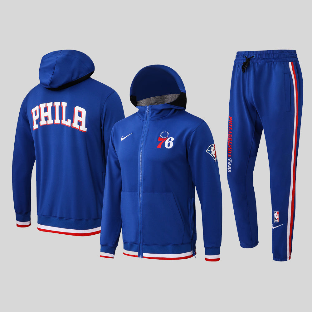 NBA Philadelphia 76ers Light Blue Tracksuit – Hoodie & Pants (S to 2XL)