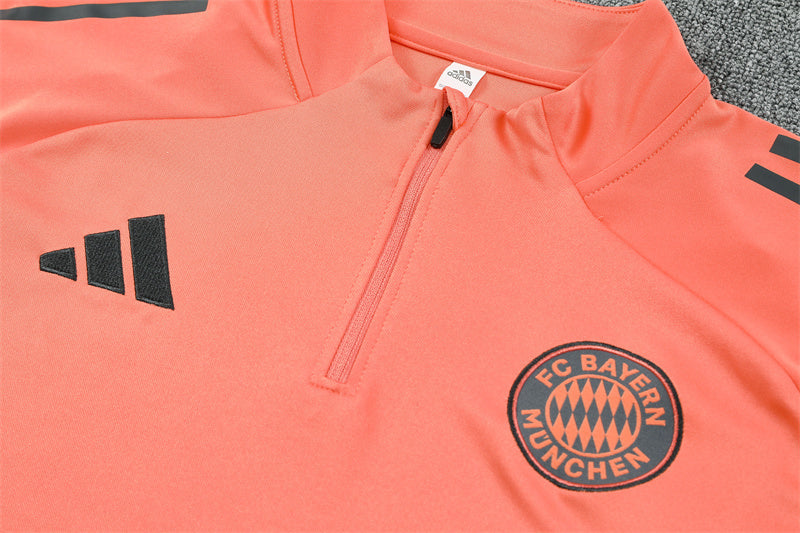 2025/26 Bayern Orange Half Pull Training Suit (Adults&Kids)