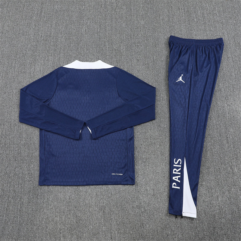 2025/26 Jordan PSG Royal Blue Half Pull Training Suit (Adults&Kids)