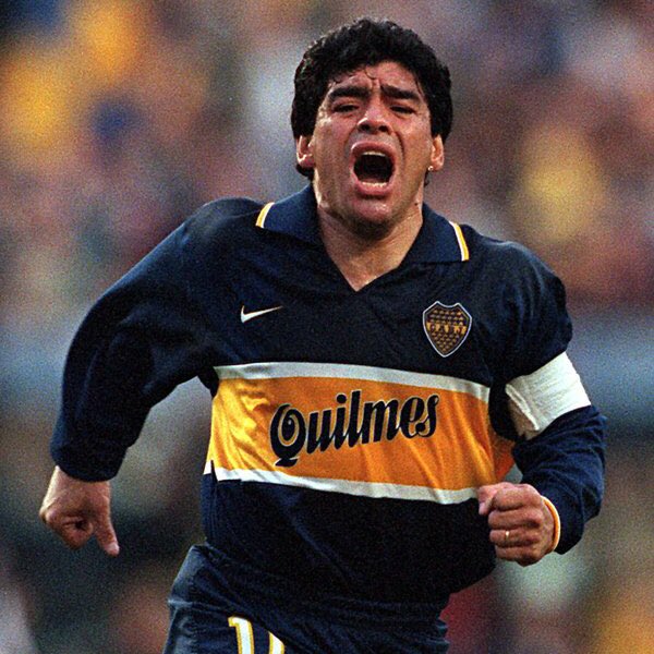 Retro 1996/97 Boca Juniors Home Long-Sleeved Shirt
