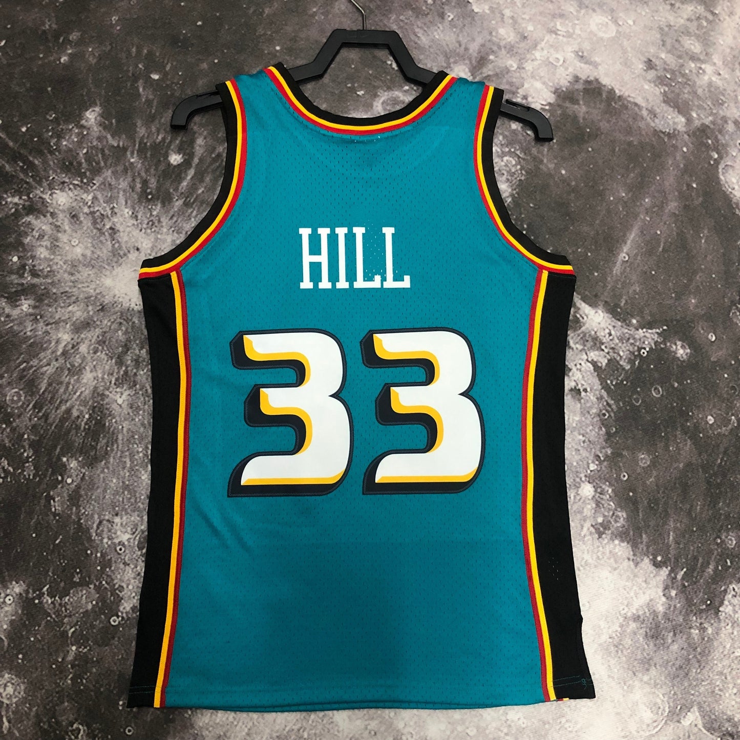 MN hot-pressed vintage jersey: SW Pistons 98 season 33 Hill