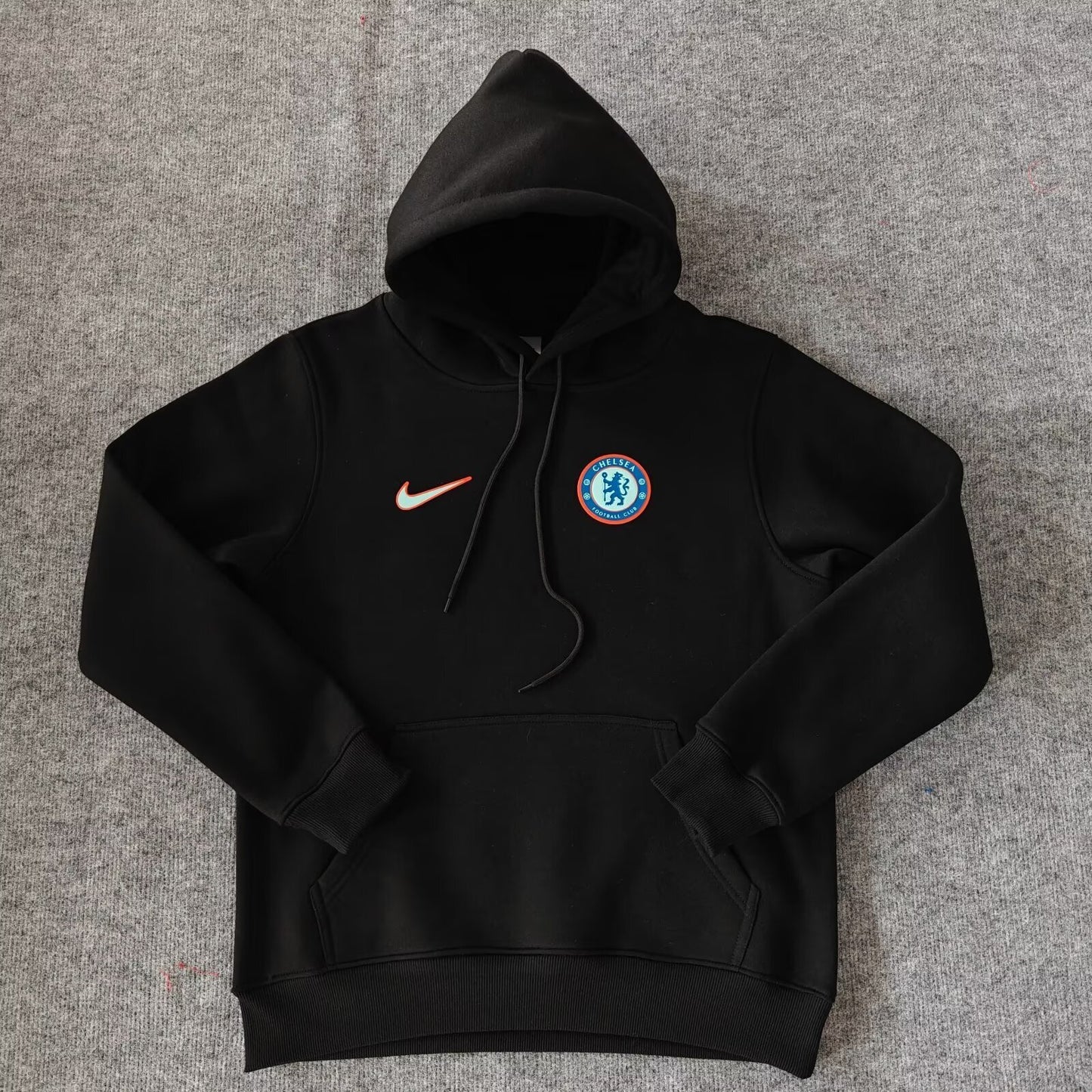 Nike x Chelsea FC Home Fleece Lined Hoodie – Official Football Fan Pullover Sweatshirt – Men’s Casual Wear – Sizes S-3XL – Black, White, Grey, Beige, Navy & Red