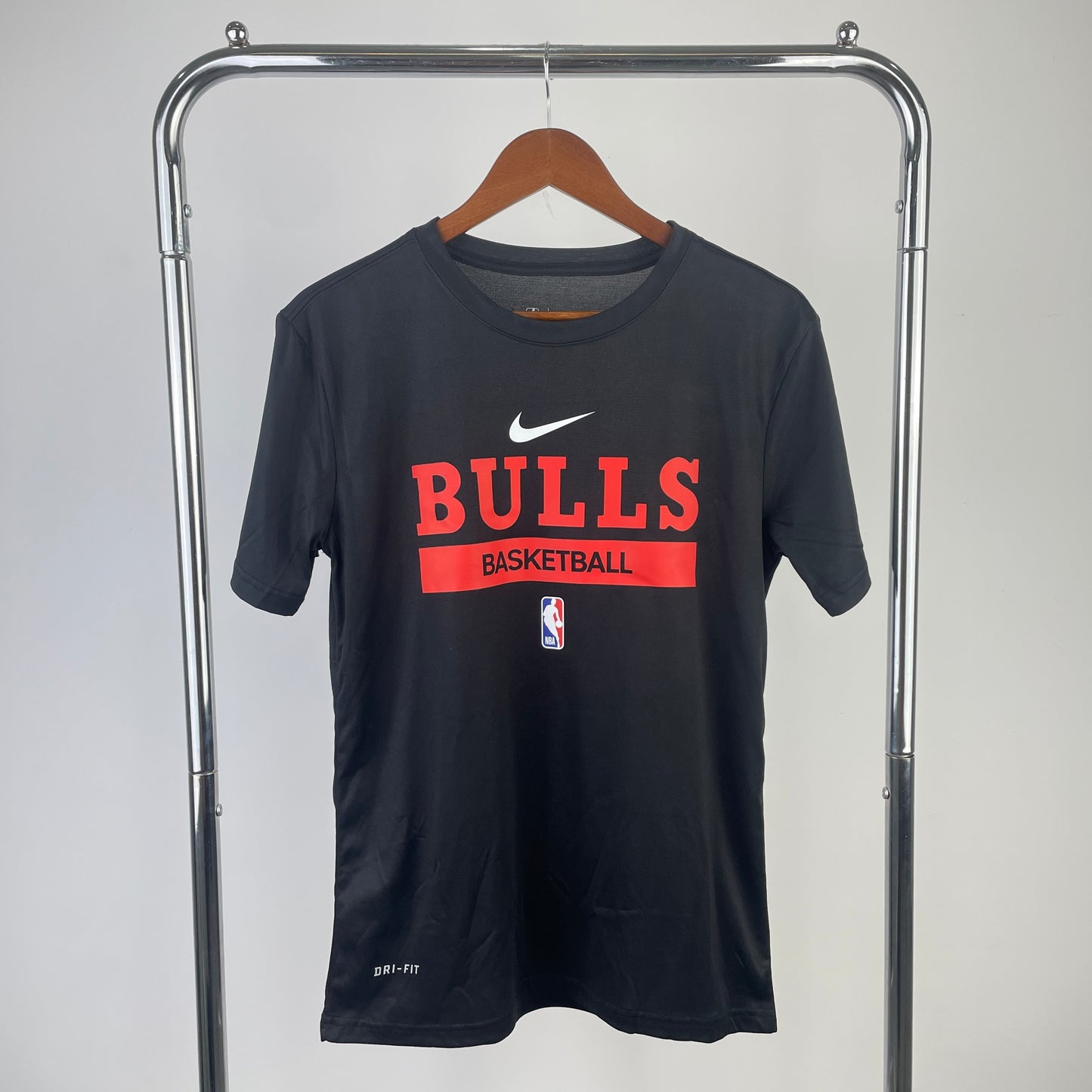 NBA Chicago Bulls Black T-Shirt – Quick Dry Training Tee