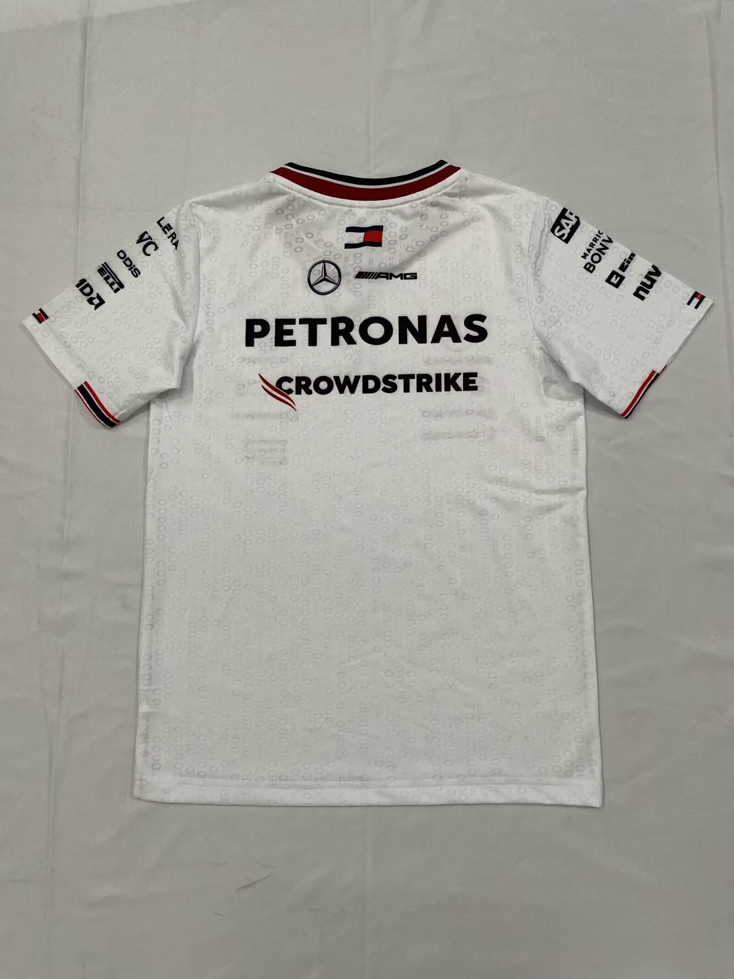 Mercedes AMG Petronas F1 Kids T-Shirt – White 2024 Edition