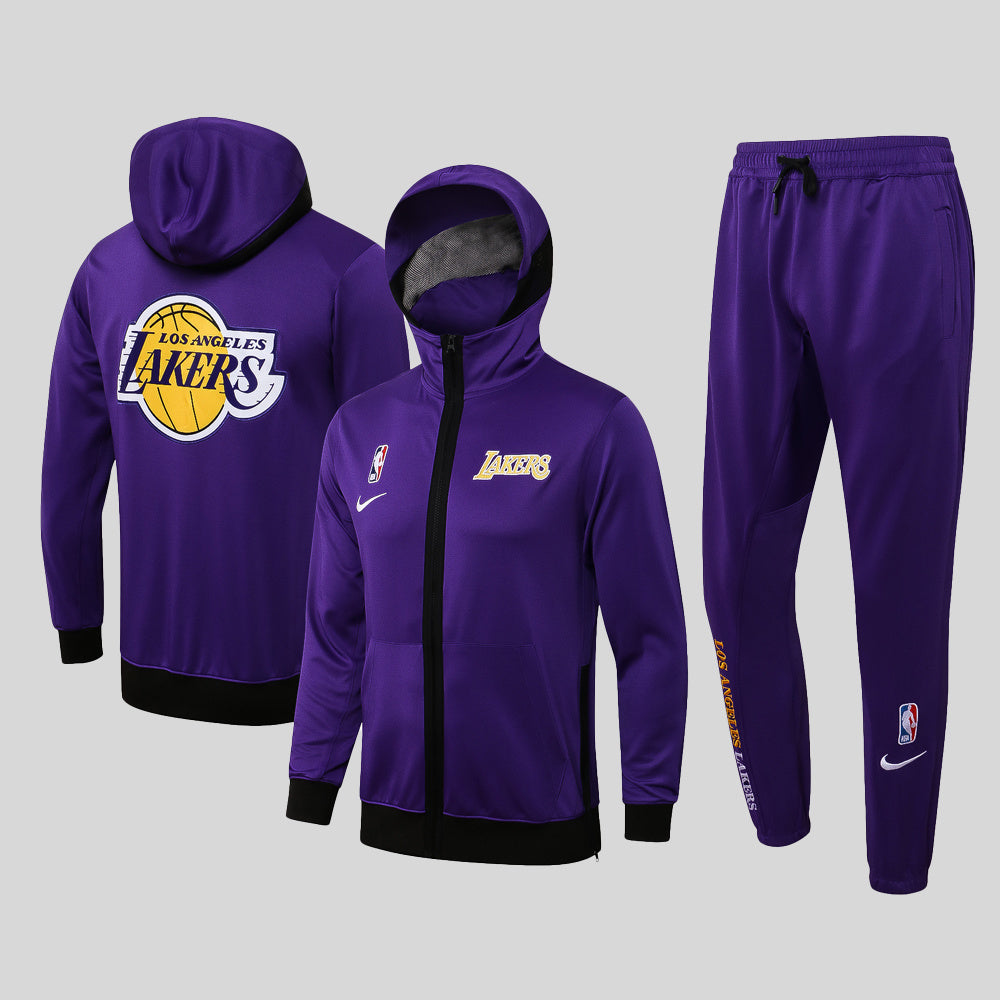 NBA Los Angeles Lakers Purple Tracksuit – Hoodie & Pants (S to 2XL)
