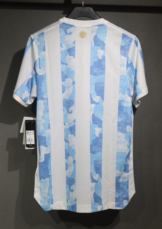 Retro 2021 Copa America Champion Argentina Home Player Edition