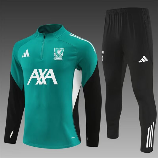 Liverpool 25/26 Training Tracksuit – Green & Black