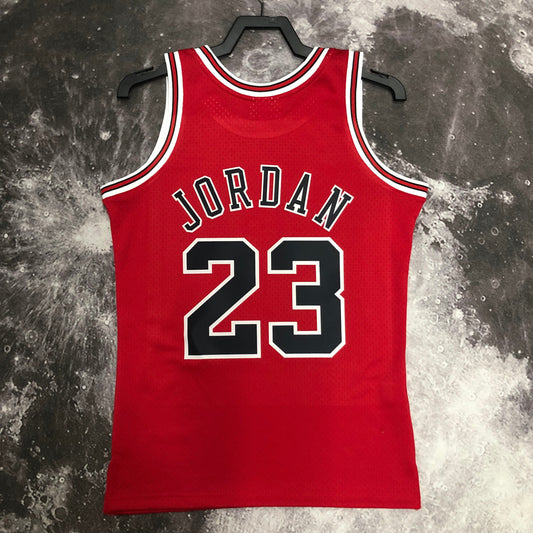 MN hot-pressed vintage jersey: SW Bulls' 98 season Red No. 23 Jordan