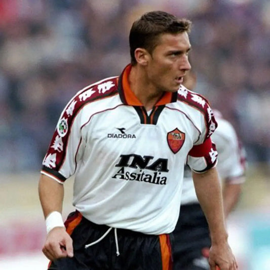 Retro 1998/99 AS Roma Away Long-Sleeved Shirt