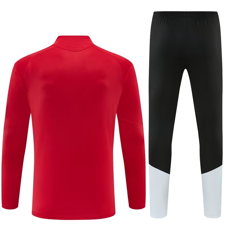 2026/27 Spain Red Half-Pull Training Suit back
