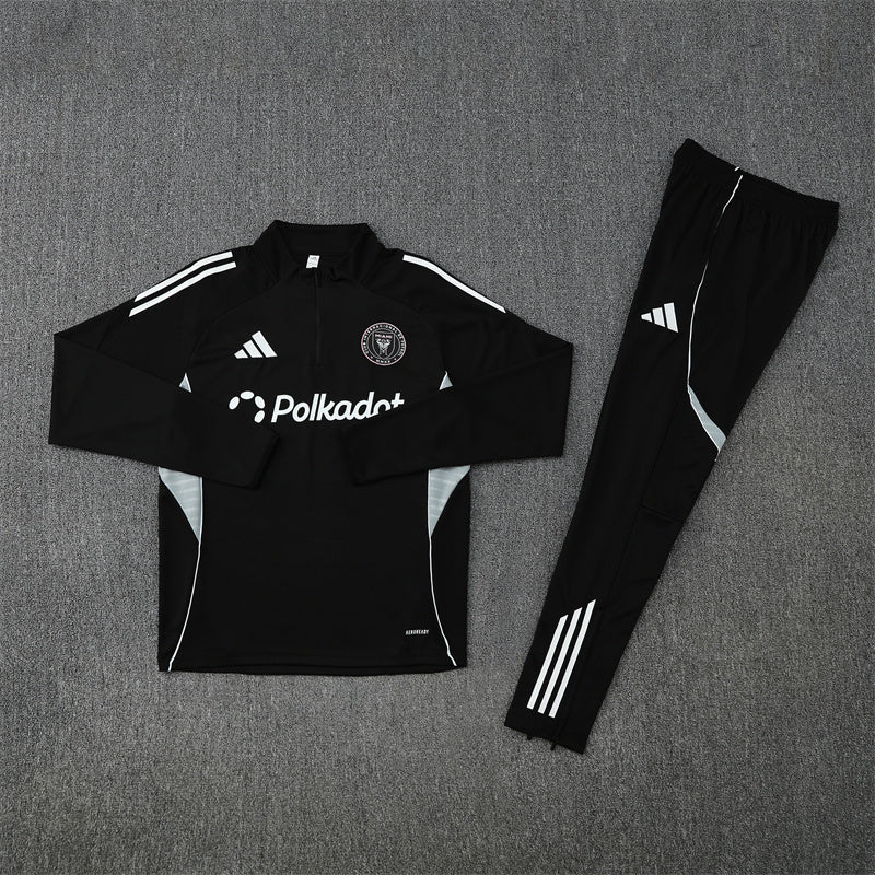 2025/26 Miami Black Half Pull Training Suit (Adults&Kids)