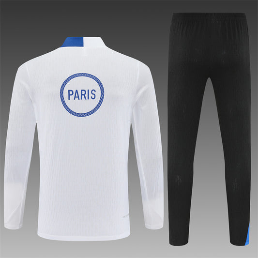 2025/26 PSG White Half Pull Training Suit (Adults&Kids)