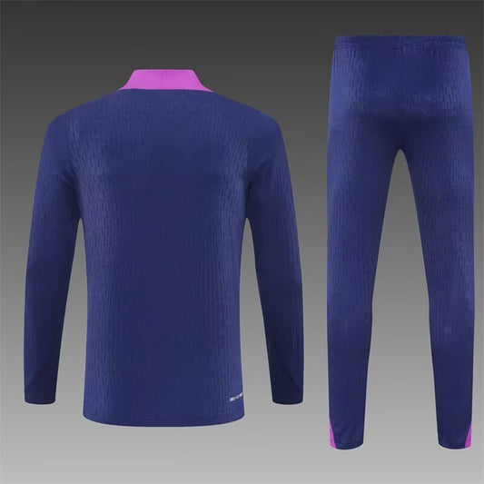 Barcelona 25/26 Blue Half-Zip Training Suit