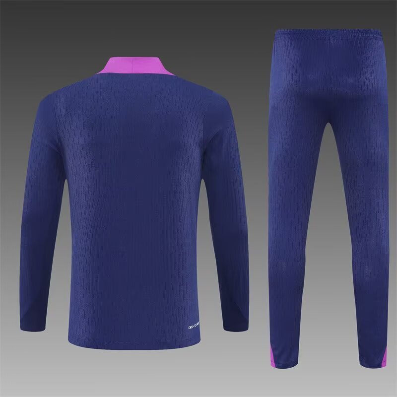 Barcelona 25/26 Blue Half-Zip Training Suit