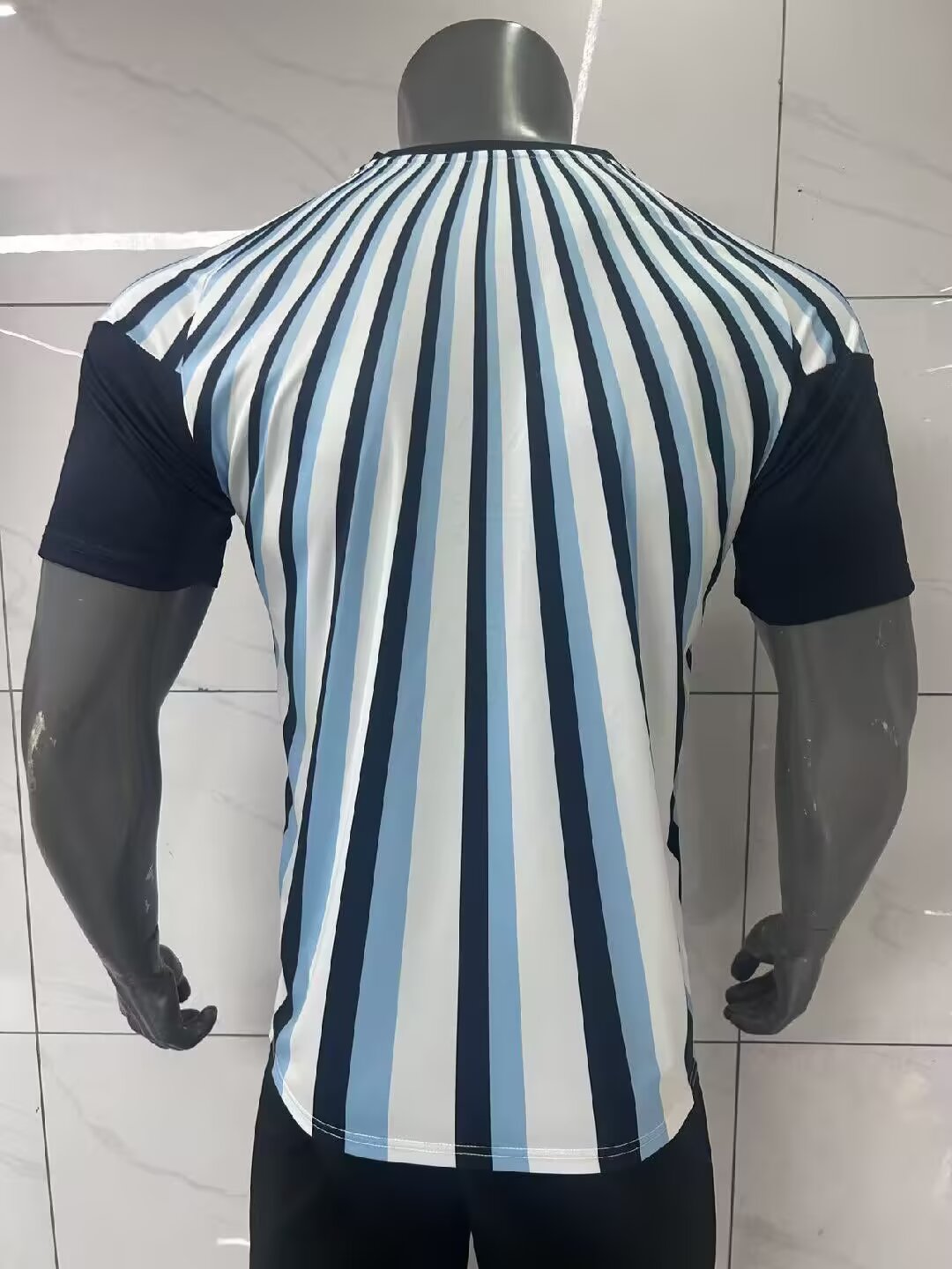 2026/27 Argentina training suit blue stripe fan version Soccer jersey S-XXL