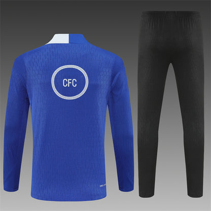 2025/26 Chelsea Blue Half Pull Training Suit (Adults&Kids)