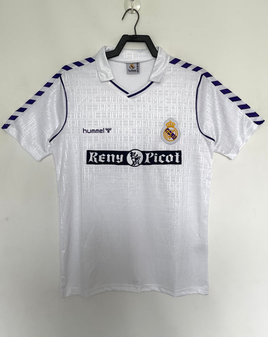 Retro 1988/90 Real Madrid Home Shirt